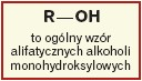 Ogólny wzór alkoholi monohydroksylowych