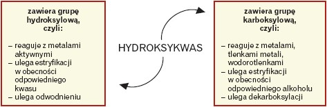 Grupy funkcyjne hydroksykwasów