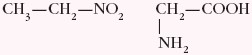 metamery (nitrozwiązek – aminokwas)
