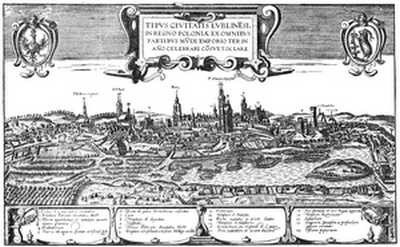 Panorama Lublina, XVI wiek