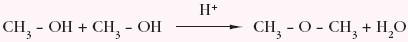 Uwodnienie alkoholu w obecnosci h2so4