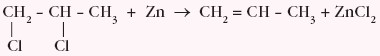 reakcja eliminacji tworząc alkeny