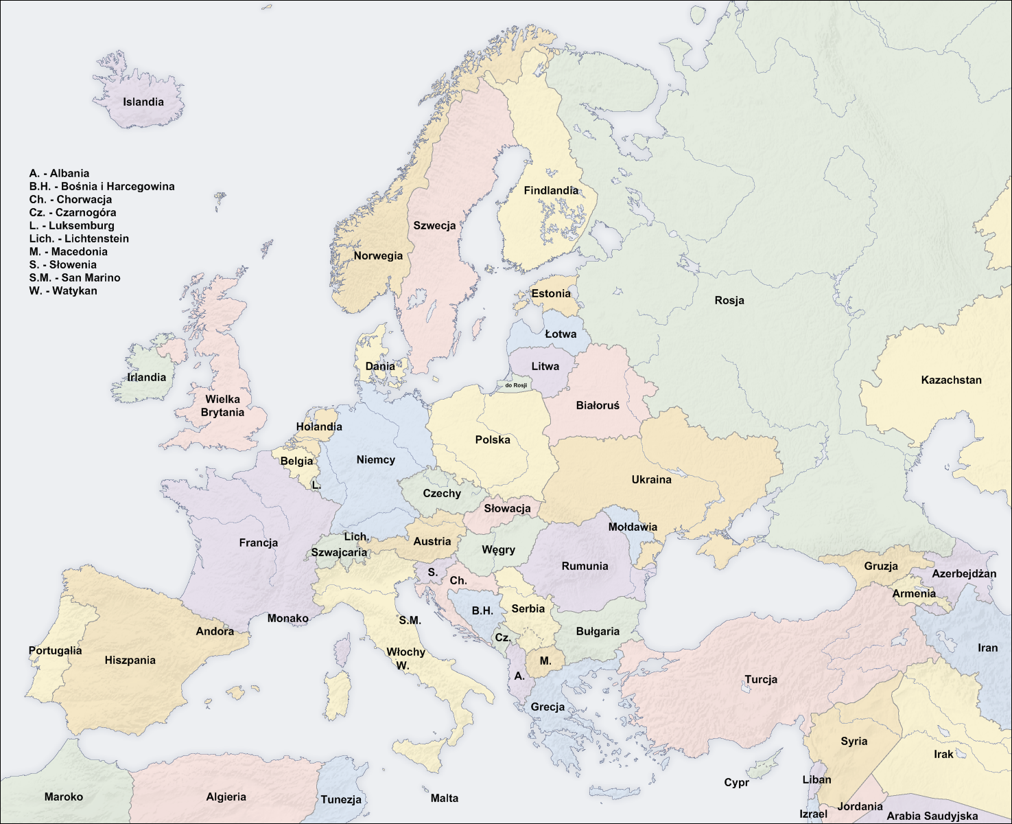 Mapa Europy Państwa I Stolice Test Wypisz wszystkie stolice podane na zdjęciu. - Sciaga.pl