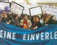 Demonstracja przeciwników ustawy aborcyjnej. Berlin, 29 maja 1990  r.